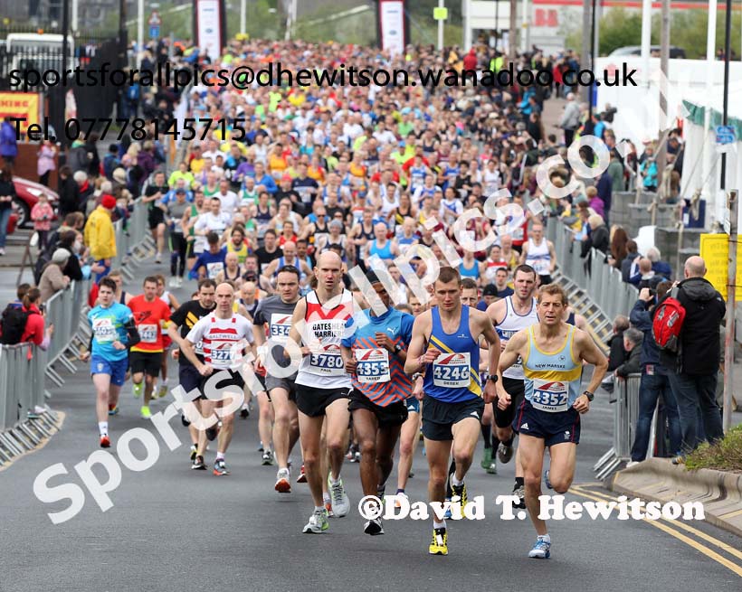 Start of the Sunderand City Half Marathon. Photo: David T. Hewitson/Sports for All Pics